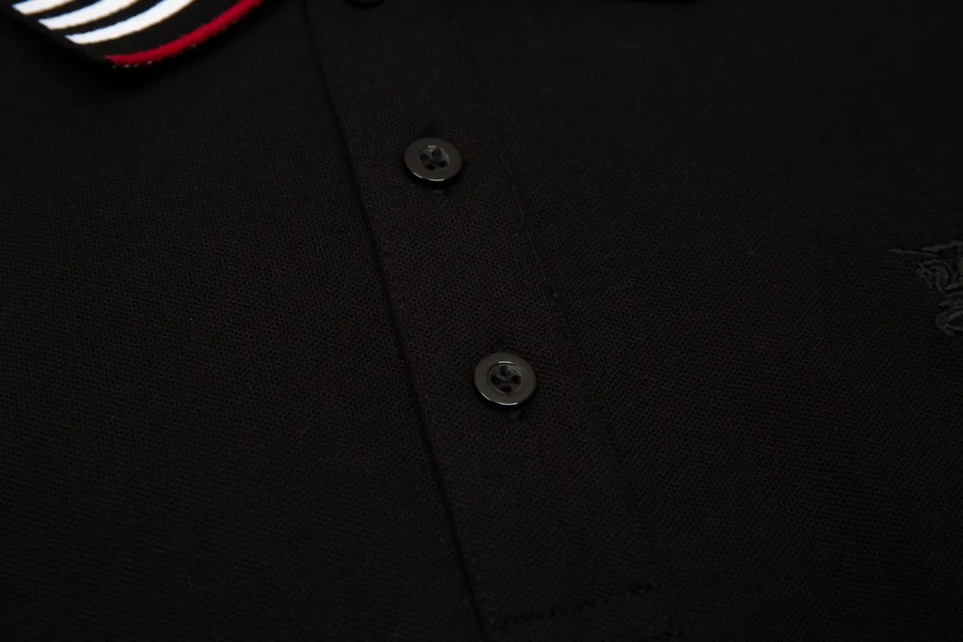Burberry/ New Arrival Polo ！ ， polo ，Classic ， Versatile ， ， ！， ， Breathable， ， ， ， ， Premium ！M-3XL :Black